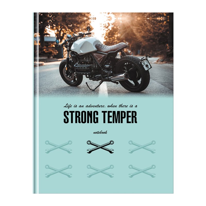 Бизнес-блокнот А5, 80л., BG «Strong temper», глянцевая ламинация