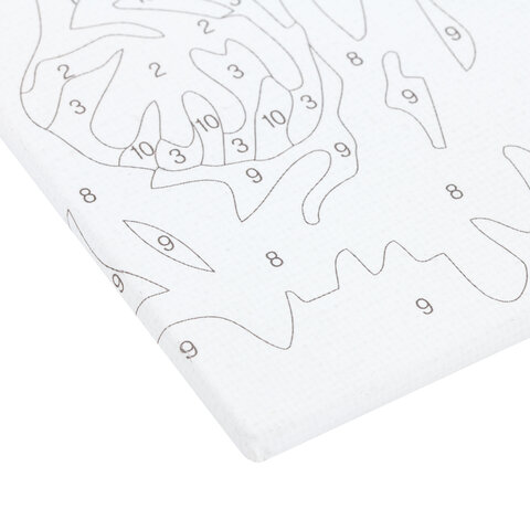 Картина по номерам 15×20 см, ЮНЛАНДИЯ «Пушистики», на холсте, акрил, кисти