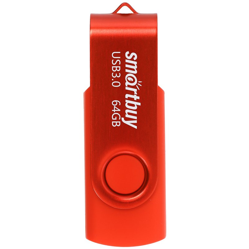 превью Память Smart Buy «Twist» 64GB, USB 3.0 Flash Drive, красный