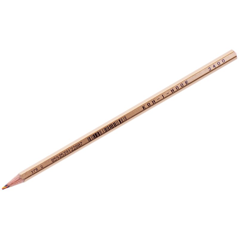 Карандаш с многоцветным грифелем KOH-I-NOOR, 1 шт., «Aristochrom», 3.8 мм, заточенный