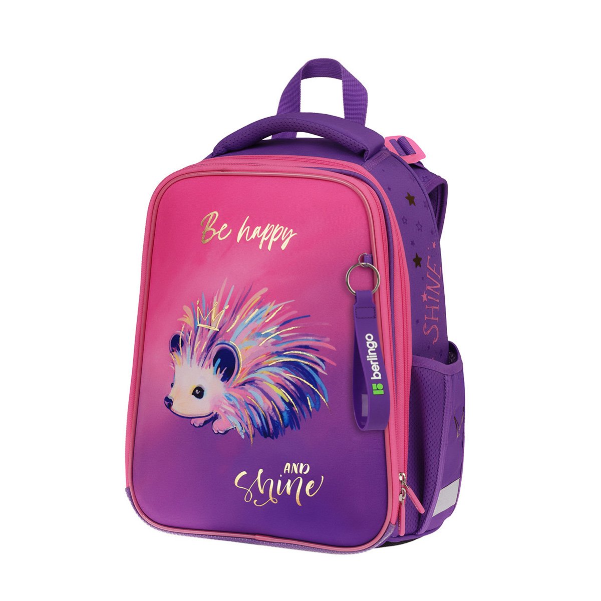 превью Ранец Berlingo Expert «Hedgehog» 37×28×16см, 2 отделения, 2 кармана, анатомическая спинка