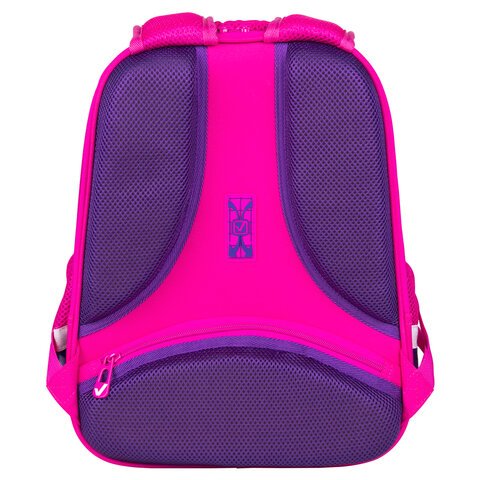 Ранец BRAUBERG FIT, 2 отделения, «Smiling bear», 3D-панель, 38×27х14 см