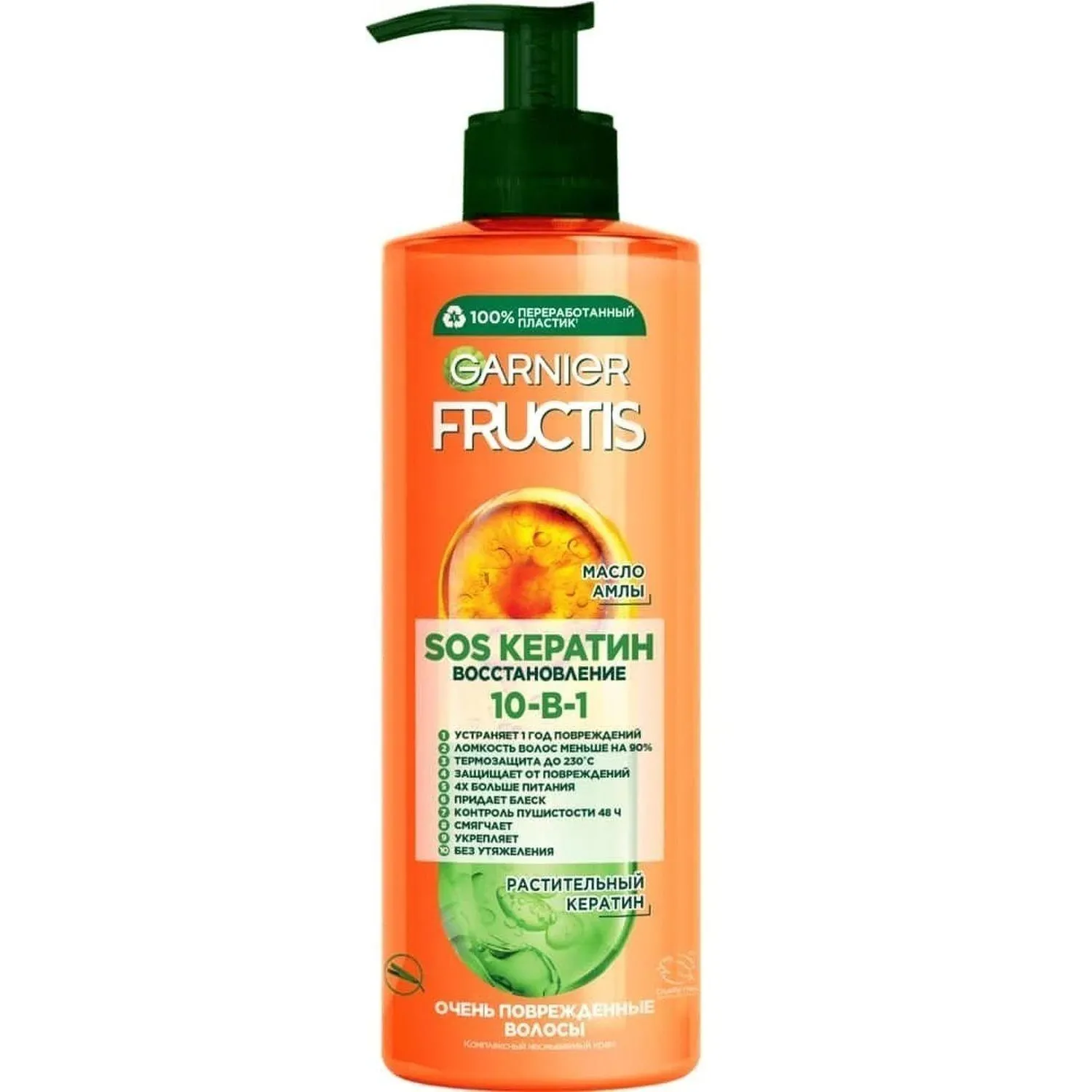 Маска для волос Garnier Fructis SOS Кератин 10 в 1 400 мл