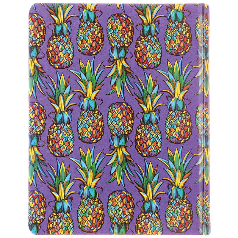 Дневник 1-11 кл. 48л. (твердый) «Pineapples», иск. кожа, ляссе, печать