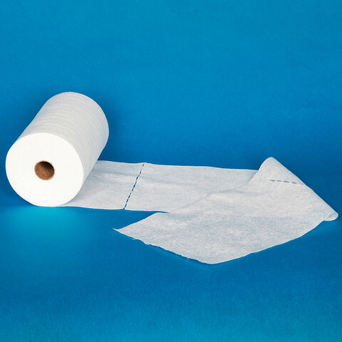 Салфетки в рулоне ЧИСТОВЬЕ 100 шт. 20×30 см cotto, 45 г/м2, белые