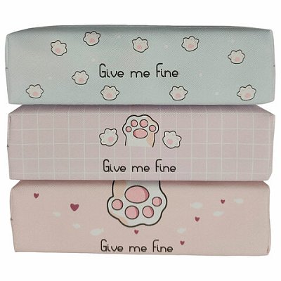 Пенал мягкий ПИФАГОР, 1 отделение, ПВХ, ассорти Pawesome, 20×6х4 см