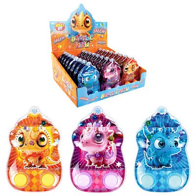 Водная игра ДРАКОНЧИКИ, 12×8 см, мячики, ассорти, 3 вида, JOLLY JOT (ДЖОЛЛИ ДЖОТ)