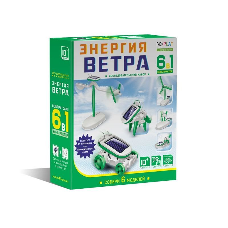 превью Конструктор NDPlay Робототехника Энергия ветра 6 в 1