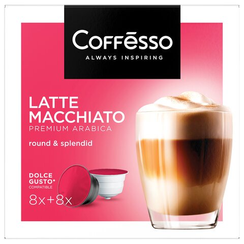 Кофе в капсулах COFFESSO «Latte Macchiato» для кофемашин Dolce Gusto, 8 порций