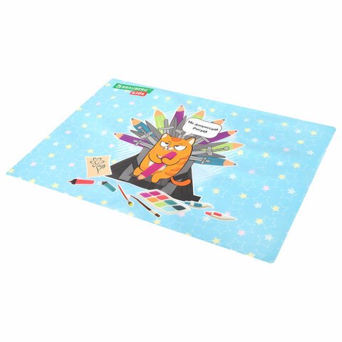 Настольное покрытие BRAUBERG KIDS для труда и творческих занятий, ПВХ, «Art throne», 50×35 см