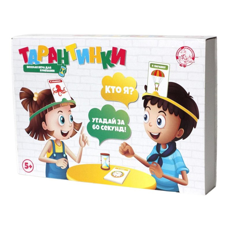превью Игра настольная Тарантинки (Кто я Угадай за 60 секунд! ), 03700
