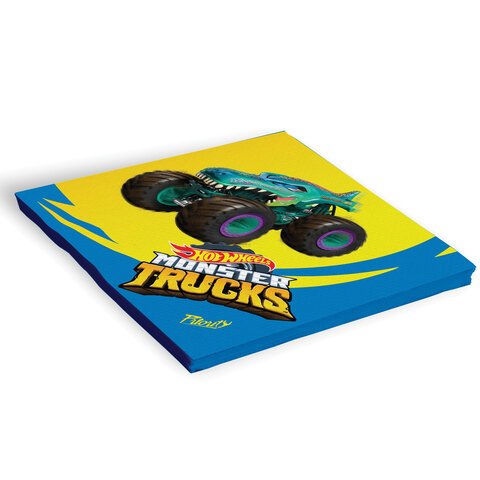 превью Салфетки бумажные 33×33 см, 12 шт., «Hot Wheels» PRIORITY, 3-х слойные