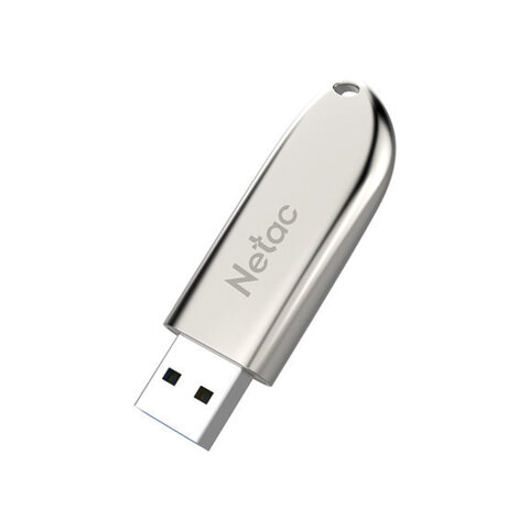 Флеш-диск 32 GB NETAC U352, USB 2.0, металлический корпус, серебристый-20PN