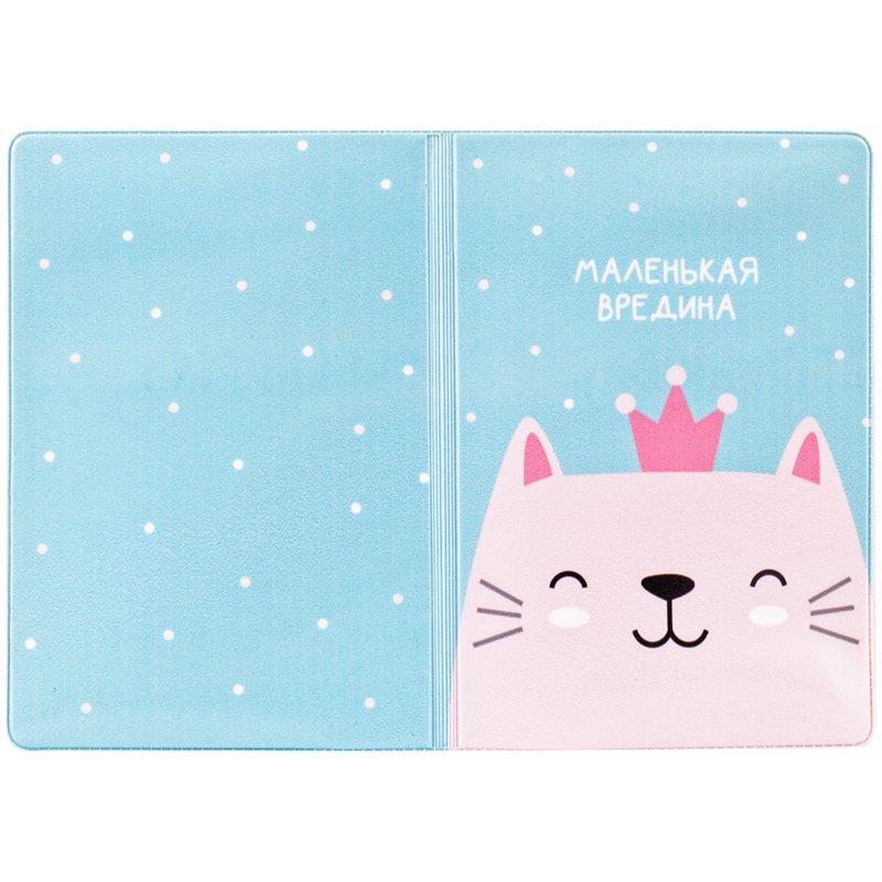 Обложка для паспорта MESHU «Wicked princess», ПВХ, 2 кармана