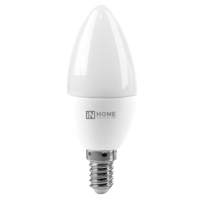 Лампа светодиодная LED-СВЕЧА-VC 8Вт 230В Е14 4000К 760 Лм IN HOME