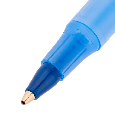 Ручки шариковые BIC «Round Stic», НАБОР 3 шт., СИНИЕ, узел 1 мм, линия письма 0.32 мм, пакет