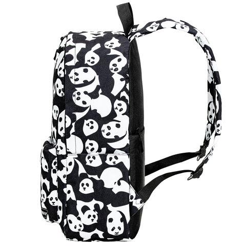 Рюкзак HEIKKI POSITIVE (ХЕЙКИ) универсальный, карман-антивор, Pandas, 42×28х14 см