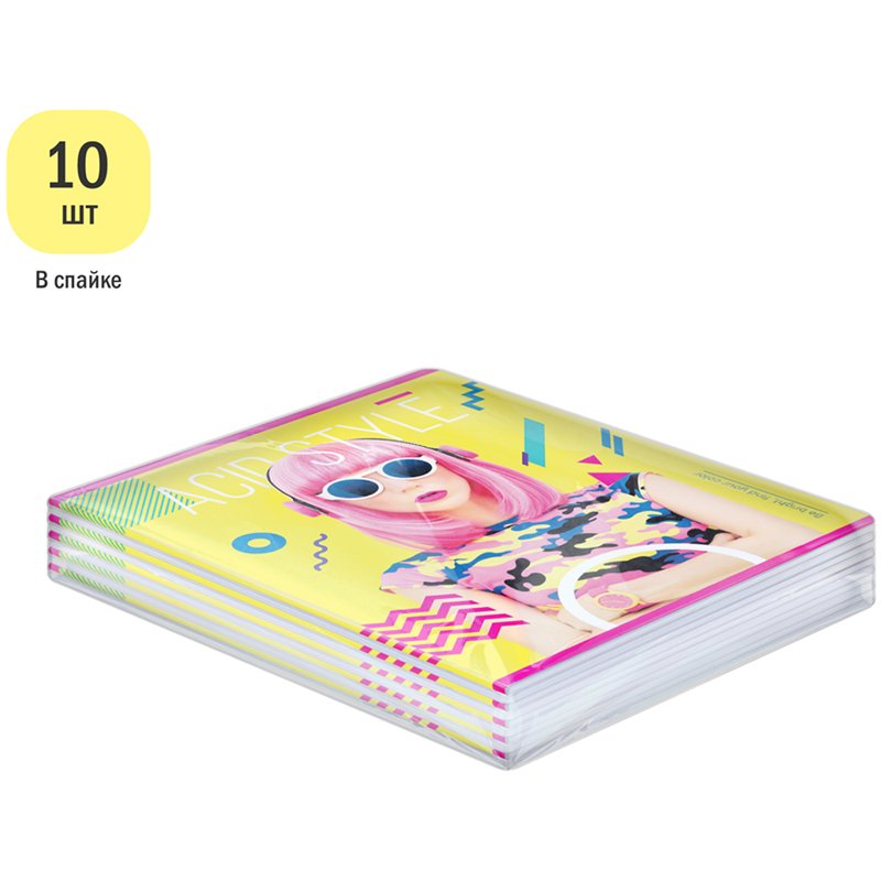 Тетрадь 48л., А5, клетка ArtSpace «Микс. Girl's collection»