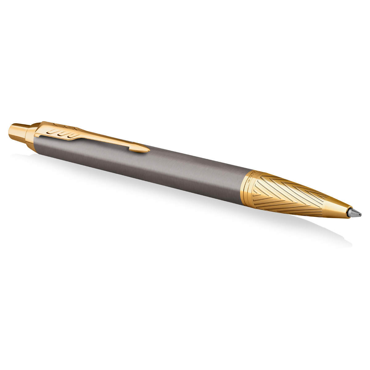 Ручка шариковая Parker «IM PRM ARROW GT» синяя, 1.0мм, кнопочн., подарочная упаковка