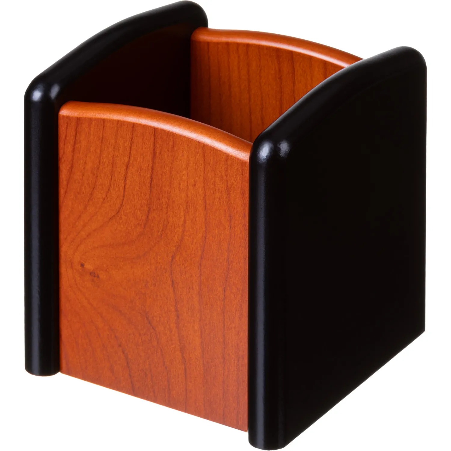 Набор настольный RS5M-3A на 5 предметов из МДФ, цвет: палисандровый/черный