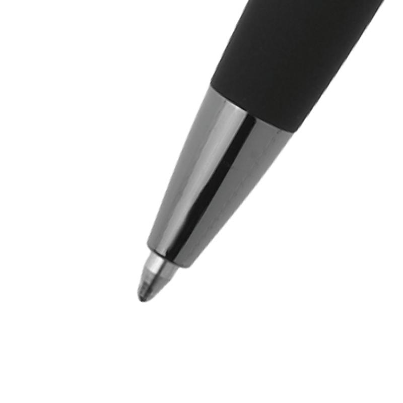 Ручка FIRENZE В SOFT TOUCH ФУТЛЯРЕ 1мм, син корп черный 20-0298/07