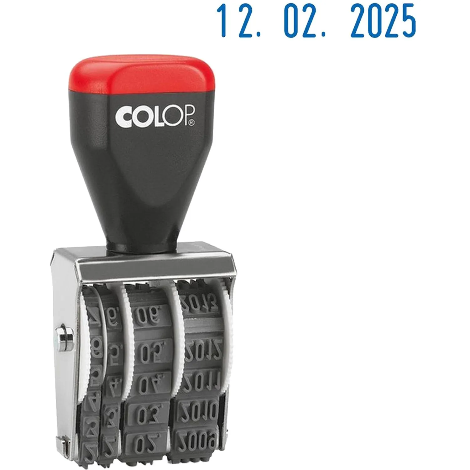 Датер ручной цифровой Colop 04000 Bank (шрифт 4 мм, оттиск 4x26 мм)