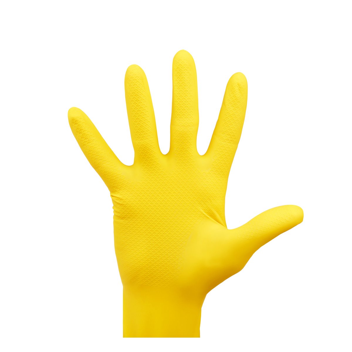 Перчатки резиновые хозяйственные OfficeClean Универсальные, р. М, желтые, пакет с европодвесом