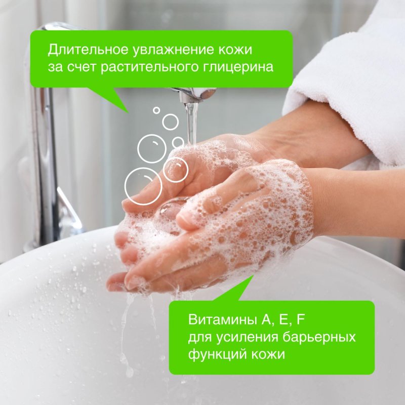 Мыло жидкое антибактериальное 3.5 л SYNERGETIC «Мелисса и ромашка»