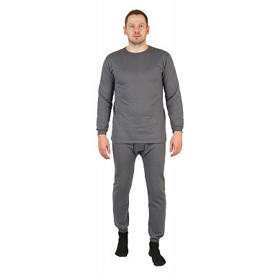 Белье нательное трикотаж зимнее цв. серый (р.56-58)р.170-176