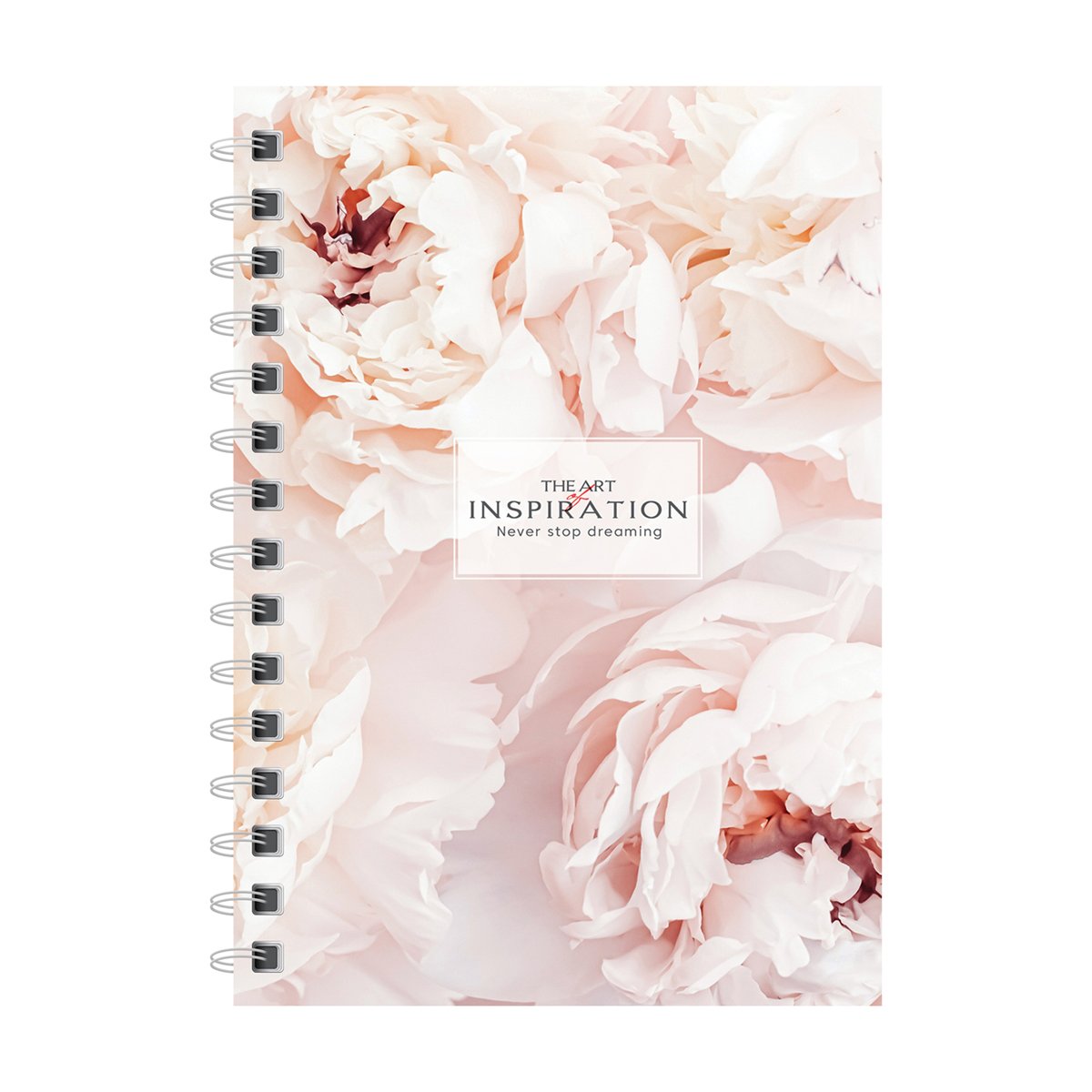 Записная книжка А6 120л., на гребне ArtSpace «For inspiration», твердая обложка, матовая ламинация