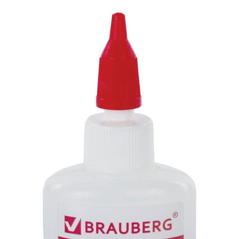 Клей канцелярский BRAUBERG-СУПЕР (для бумаги, картона, дерева), 85 г