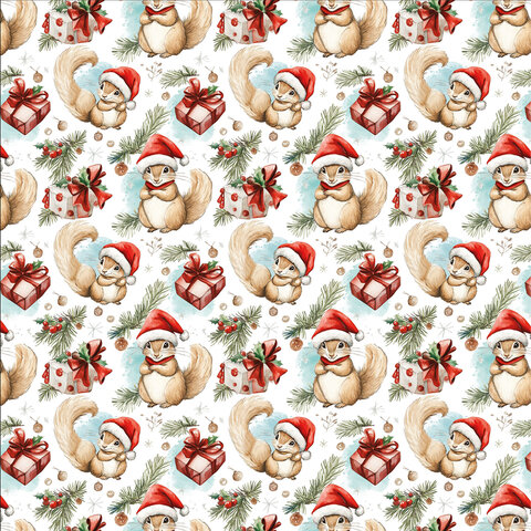 Бумага упаковочная новогодняя НАБОР 3 шт., «X-mas animals», 70×100 см, 3 дизайна, ЗОЛОТАЯ СКАЗКА
