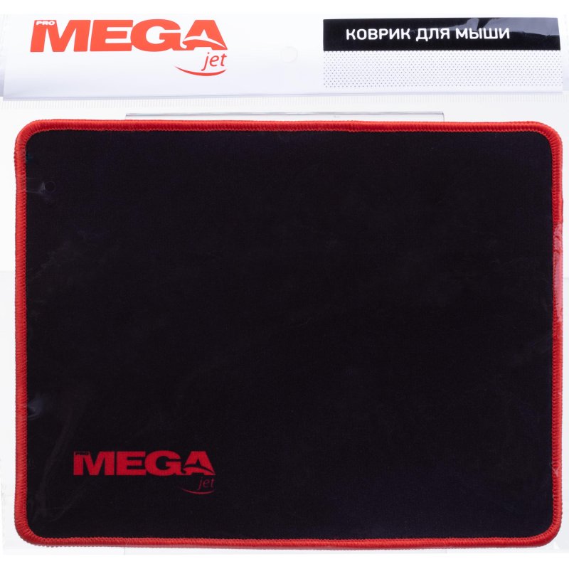 Коврик для мыши ProMega Jet HMP0010 резина+ткань/25×21х0.2/черный, красный