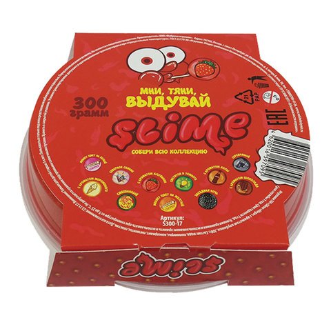 Слайм (лизун) «Slime Mega», аромат клубники, 300 г, ВОЛШЕБНЫЙ МИР