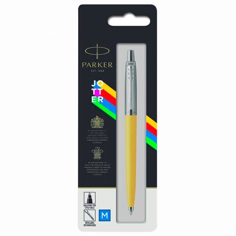 Ручка шариковая Parker Jotter Originals Yellow синяя (артикул производителя 2076056)