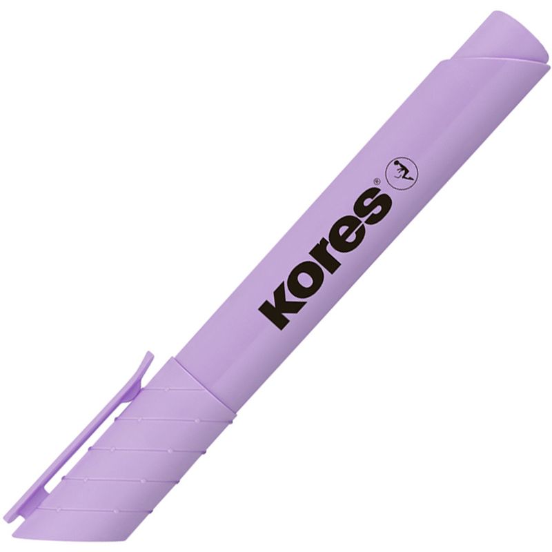Текстовыделитель Kores High Liner Plus Pastel фиолетовый (толщина линии 0.5-5 мм)