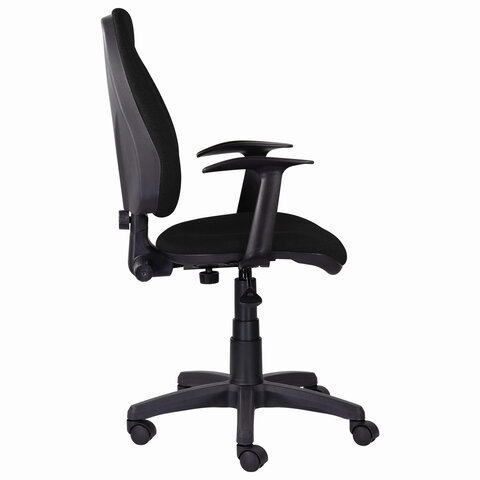 Кресло BRABIX «Comfort MG-321»регулируемая эргономичная спинкатканьчерное532556