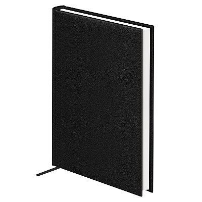 Ежедневник недатированный, А6, 160л., твердый переплет, балакрон, BG «Ariane. Black», черный