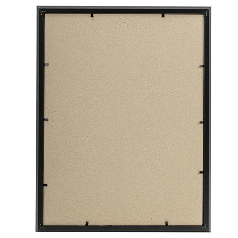 Рамка 30×40 см небьющаяся, аналог IKEA, багет 21 мм, МДФ, BRAUBERG «Idea», черная