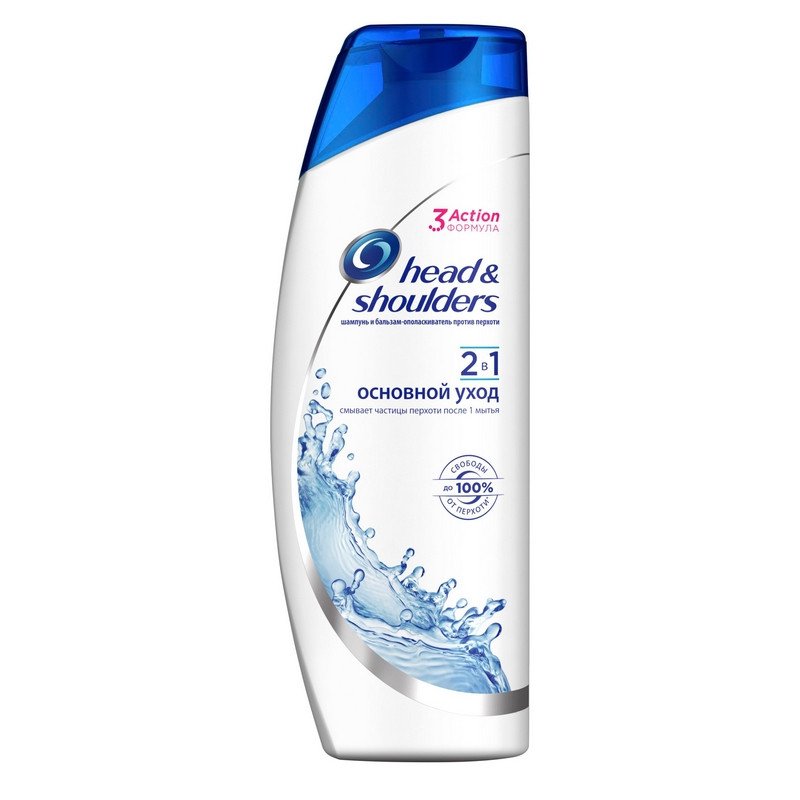 Шампунь + бальзам-ополаскиватель 400 мл, HEAD & SHOULDERS (Хэд энд Шолдерс) «Основной уход», от перхоти