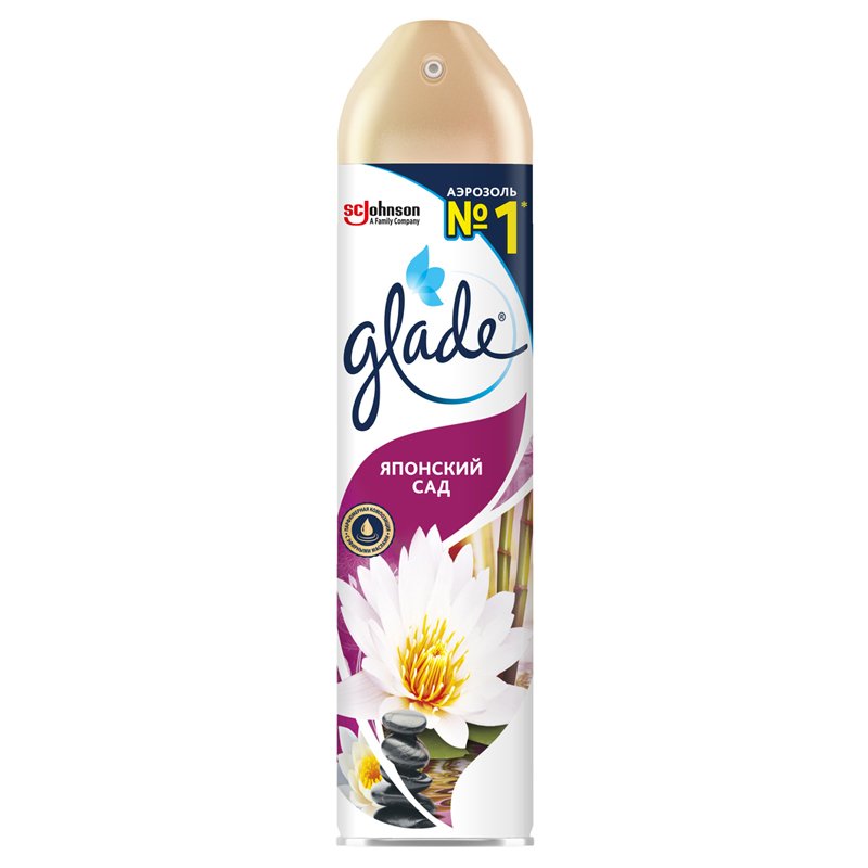 Освежитель воздуха аэрозольный 300 мл, GLADE (Глейд) «Японский сад»
