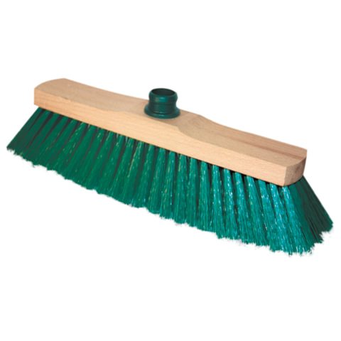 Щетка для уборки, ширина 32 см, щетина 7 см, деревянная, крепление ...