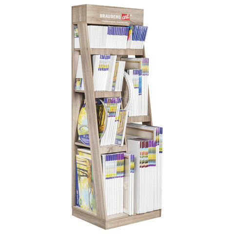 Стойка под холсты напольная BRAUBERG ARTдерево180×60х50 см505917