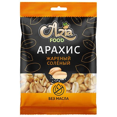 Арахис жареный соленый 50 гAZIA FOOD