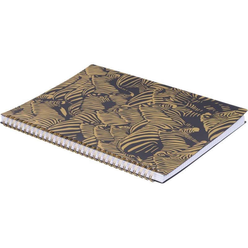 Бизнес-тетрадь Attache Selection Zebra А4.96л, кл, спир, пластик, тон. бл