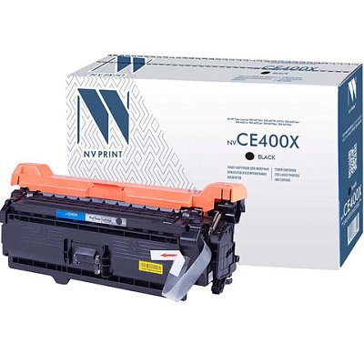 Картридж лазерный NV PRINT (NV-CE400X) для HP LaserJet Pro M570dn/M570dw, черный, ресурс 11000 стр. 