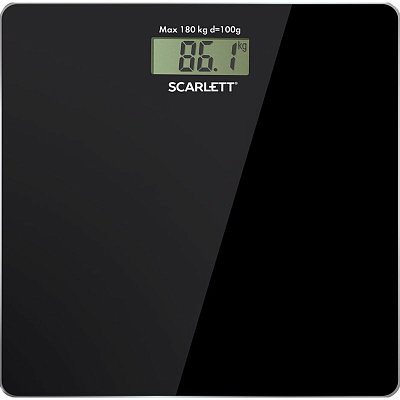 Весы SCARLETT SC-BS33E036, напольные, 180кг, черный