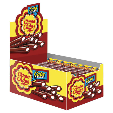 Мармелад жевательный CHUPA CHUPS (Чупа-Чупс) «Cola Tube» со вкусом колы, 10 г