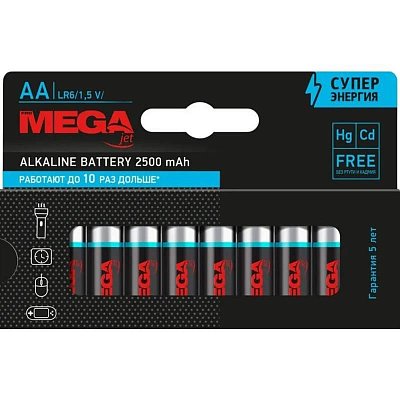Батарейки ProMega пальчиковые AA LR6 (32 штуки в упаковке)