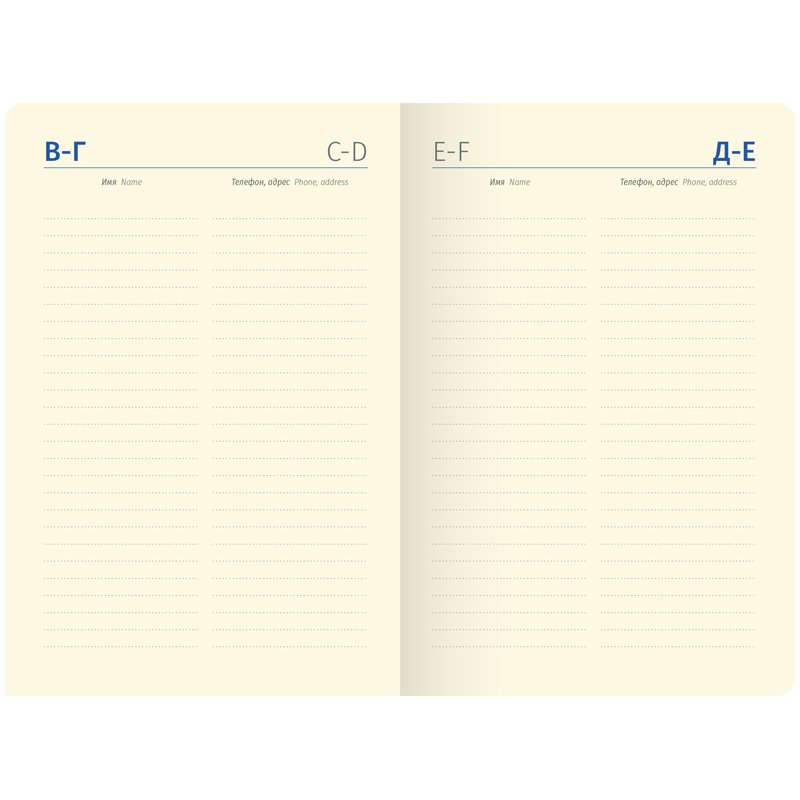 Ежедневник недатир. B6, 160л., кожзам, Berlingo «Spring», полноцветный срез, оранжевый